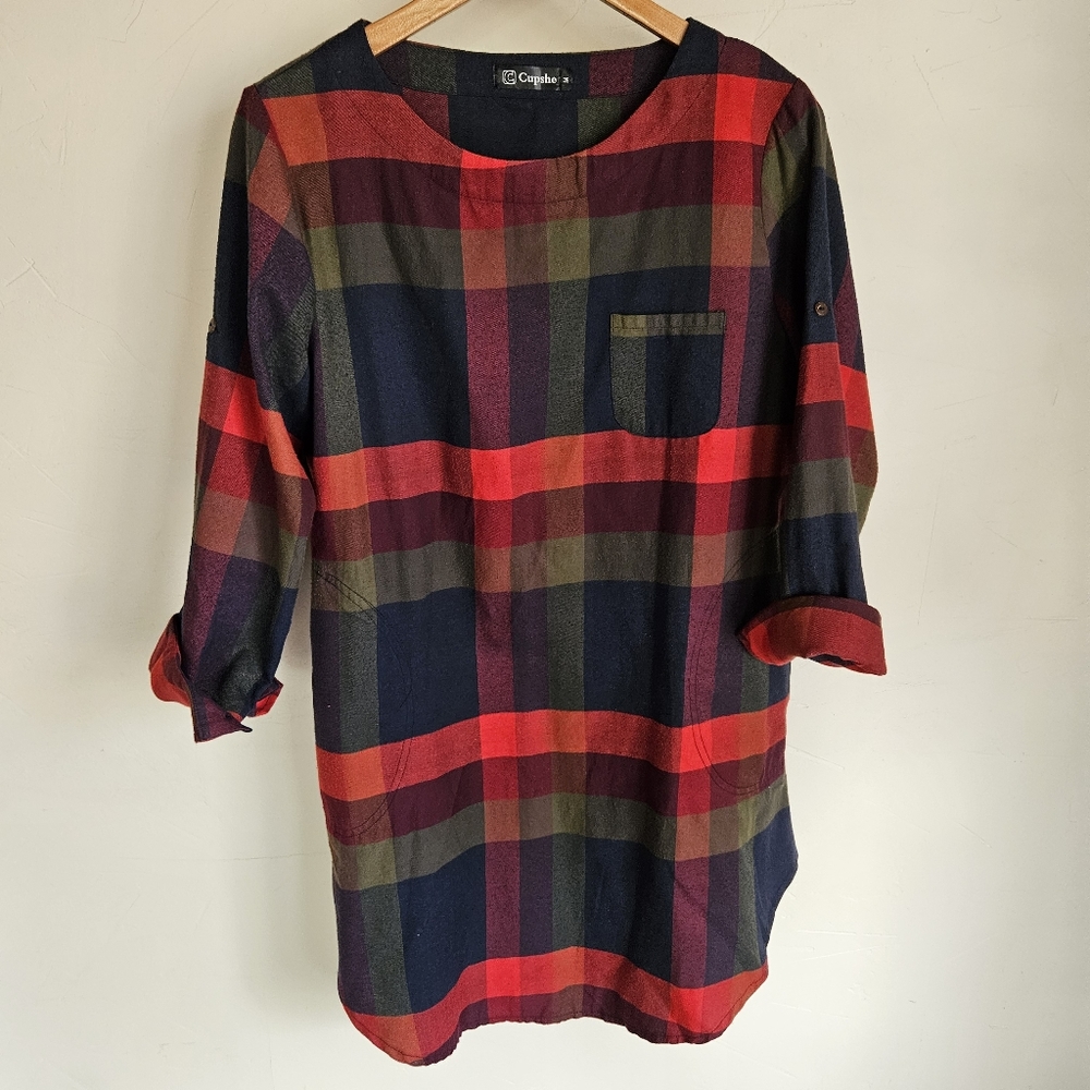 Cupshe plaid tunic
